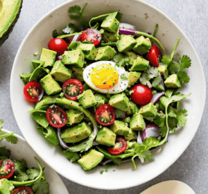 Avocado Salat mit Ei