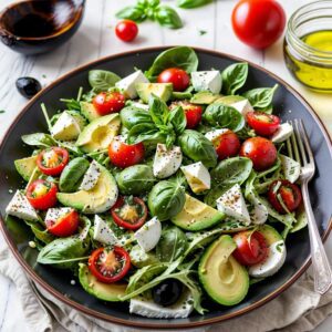 Avocado Salat mit Mozzarella