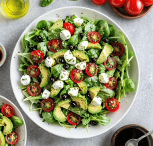 Avocado Salat mit Mozzarella