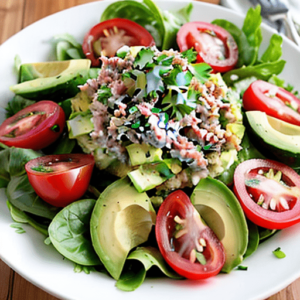 Avocado Salat mit Thunfisch