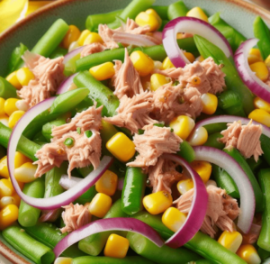 Bohnen Mais Thunfisch Salat