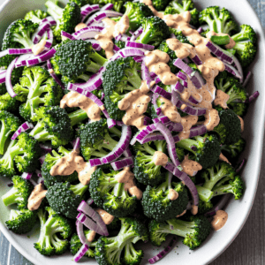 Brokkoli Salat mit Mayonnaise