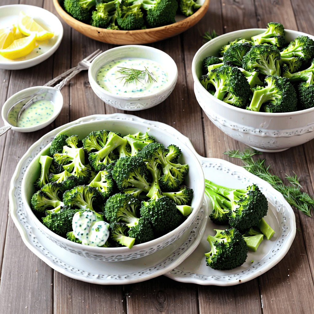 Brokkoli-Salat roh mit Joghurt