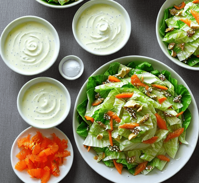 Chinakohl Mandarinen Salat Joghurt