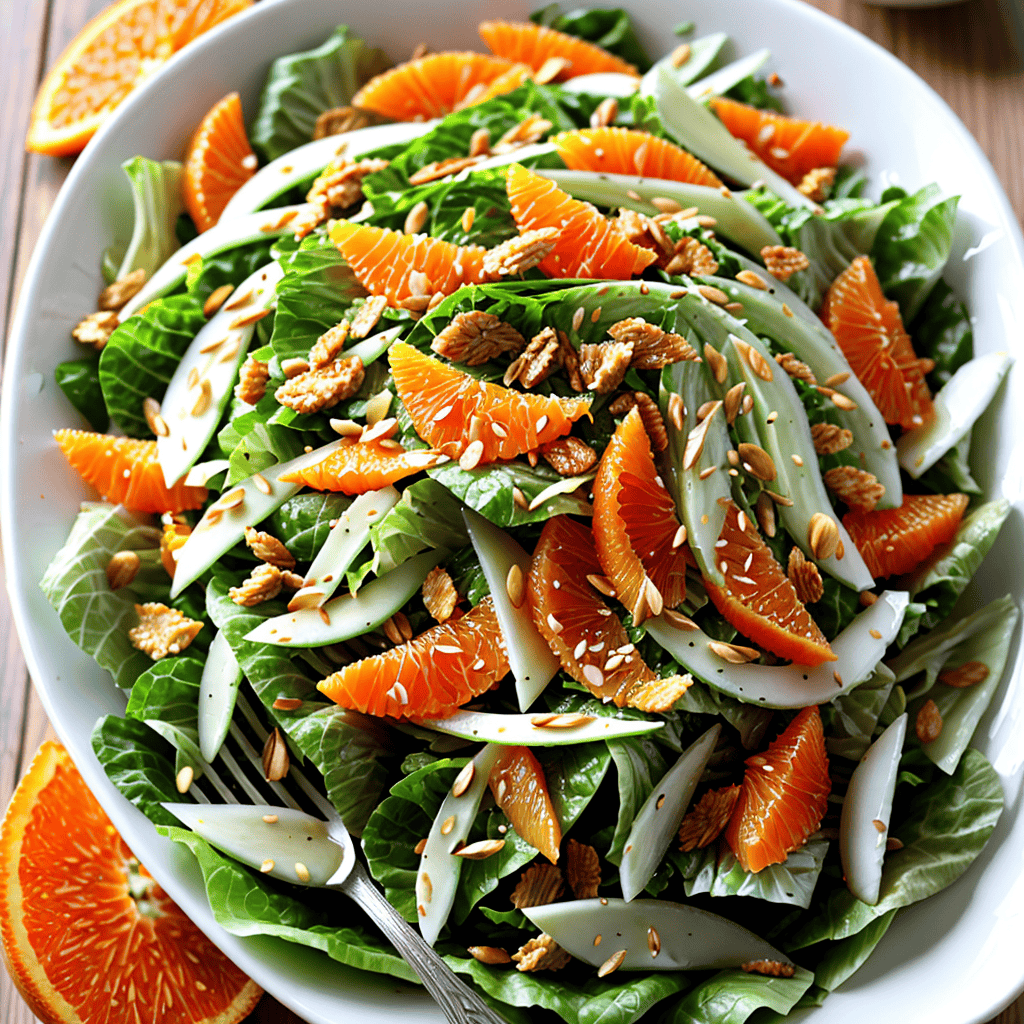 Chinakohl Orangen Salat