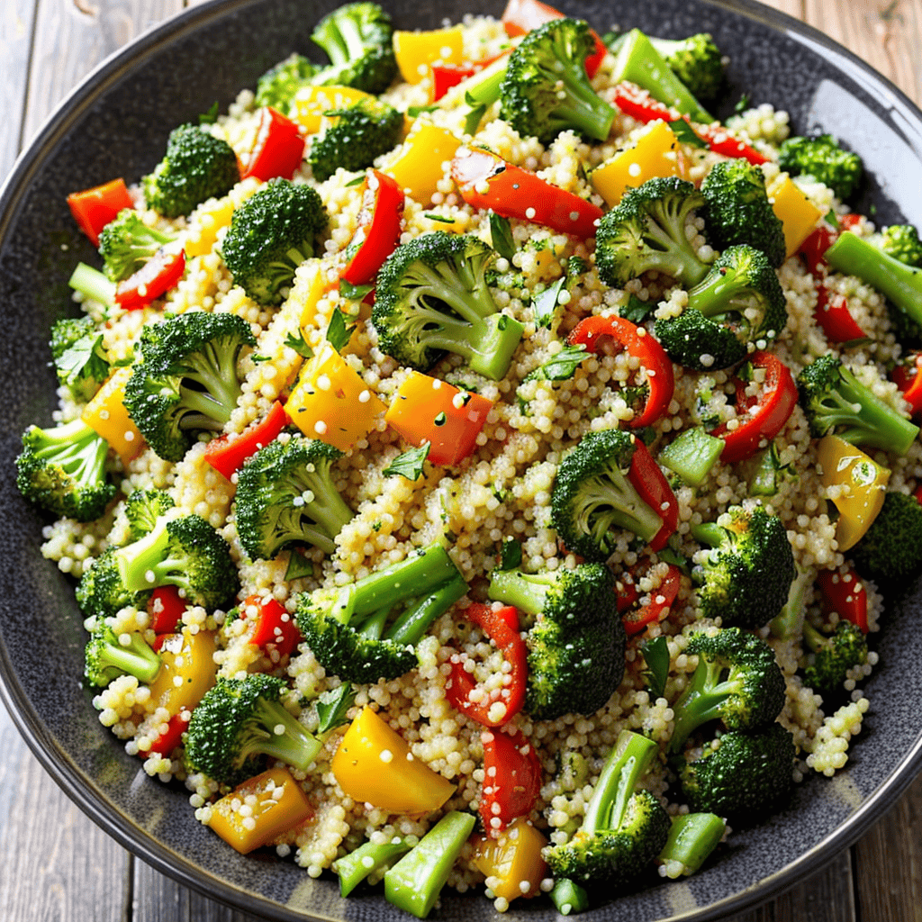 Couscous Salat mit Brokkoli