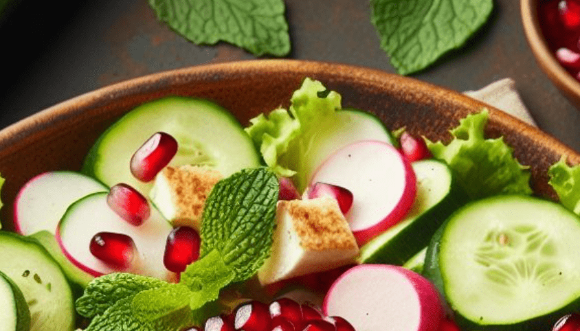 Fattoush Salat Granatapfel