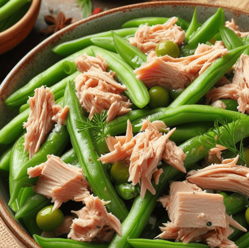 Grüne Bohnen Thunfisch Salat