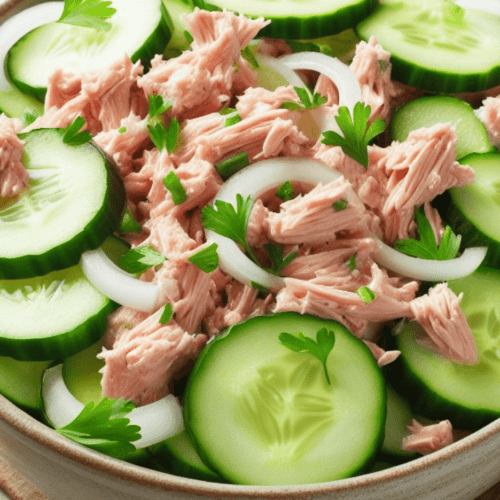 Gurken Thunfisch Salat