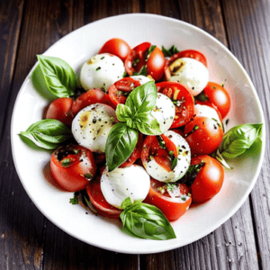 Italienischer Tomaten Mozzarella Salat