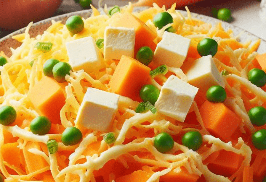 Karotten Käse-Salat Russisch
