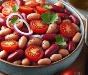 Kidneybohnen Salat mit Tomaten