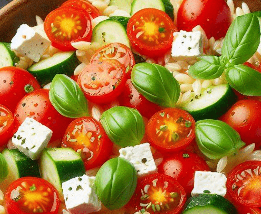 Kritharaki Salat Italienisch