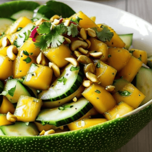 Mango-Gurken-Salat asiatisch