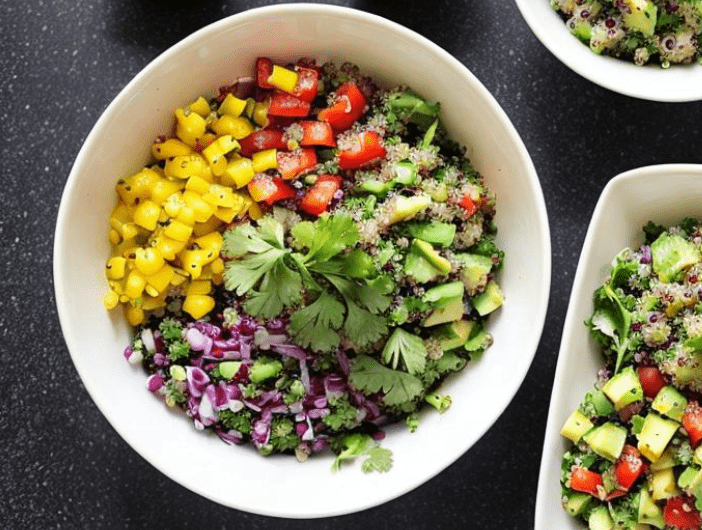 Quinoa Salat mit Avocado