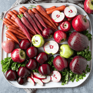 Rote Bete Möhren Apfel Salat