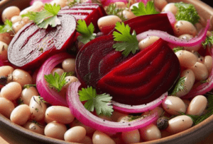 Rote Bete Salat Mit Weissen Bohnen