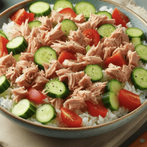 Thunfisch Reis Salat ohne Mayonnaise