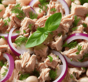 Weiße Bohnen Thunfisch Salat