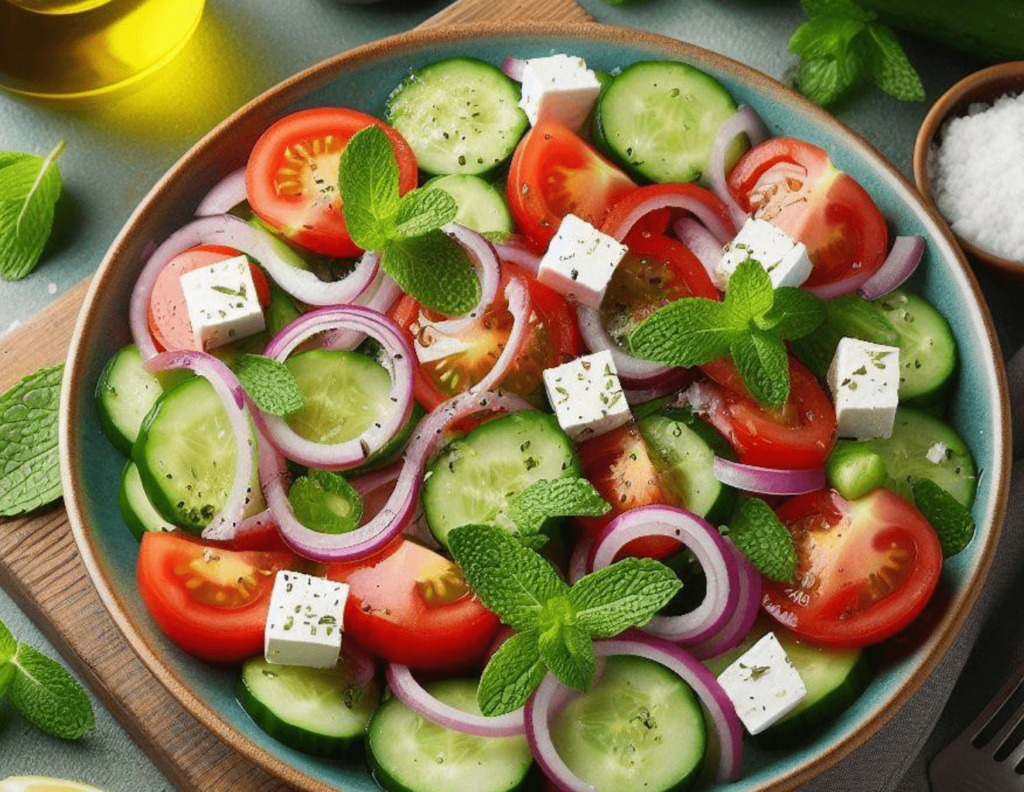 Arabischer Salat mit Minze
