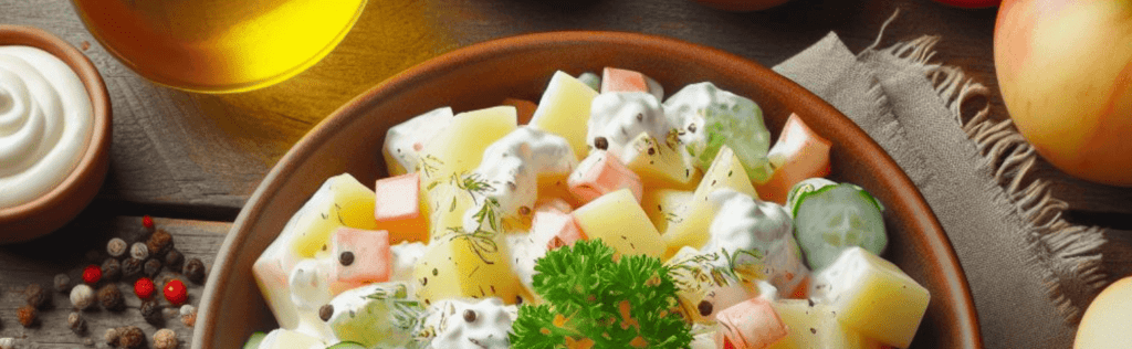 Berliner Kartoffelsalat mit Mayonnaise