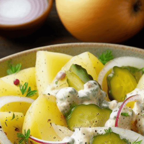 Berliner Kartoffelsalat mit Mayonnaise