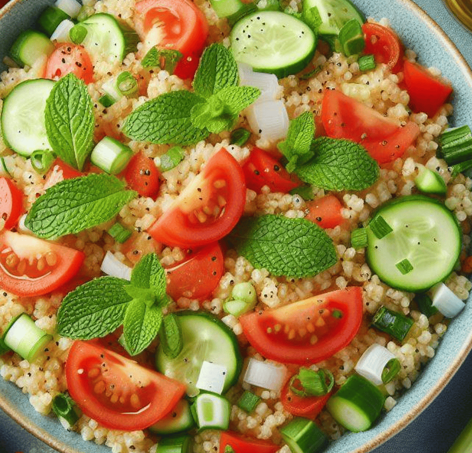Bulgur Salat mit Minze
