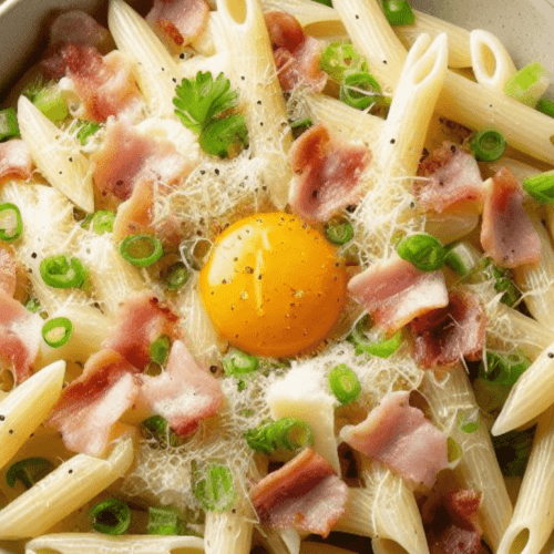 Carbonara Nudelsalat