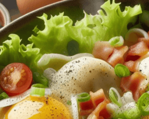 Eiernockerl mit Grünem Salat