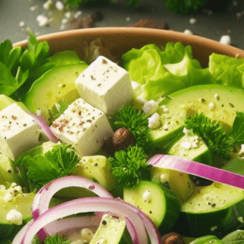 Gemischter Grüner Salat mit Feta