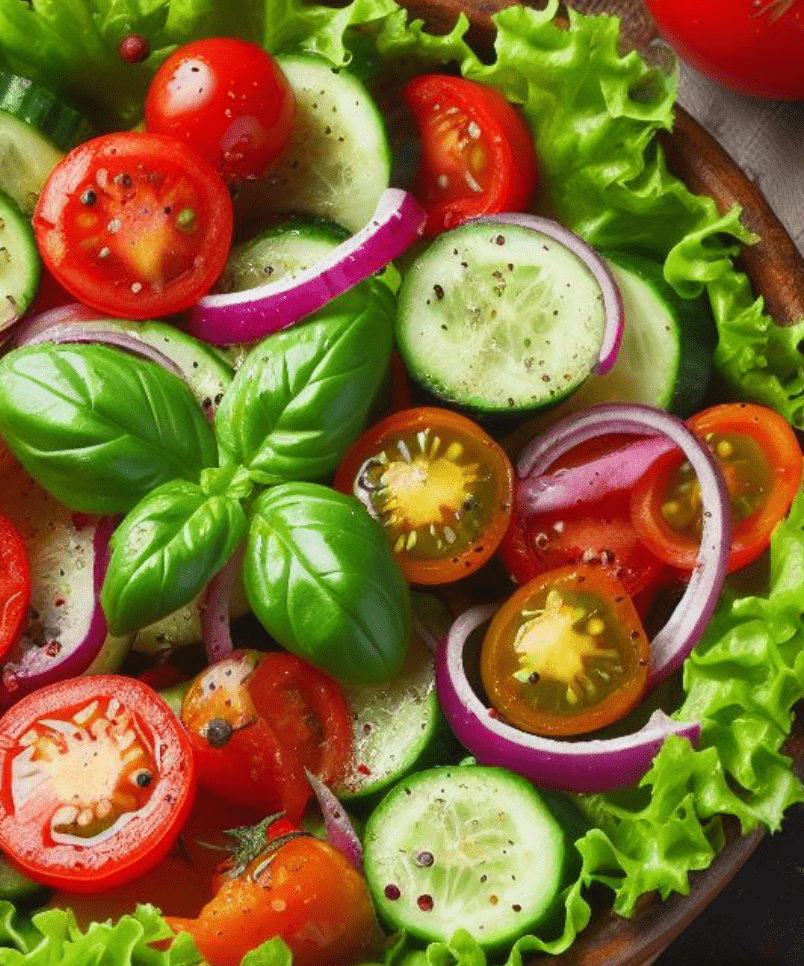 Gemischter Salat Gurken-Tomaten