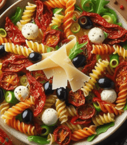 Italienischer Nudelsalat mit Getrockneten Tomaten