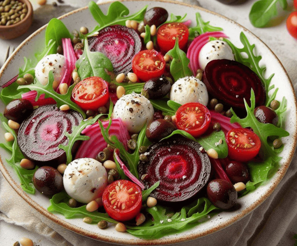 Italienischer Salat mit Rote Bete