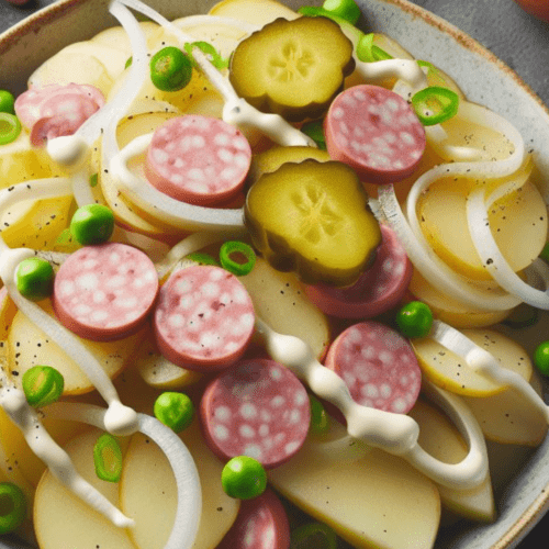 Kartoffelsalat Einfach mit Mayonnaise
