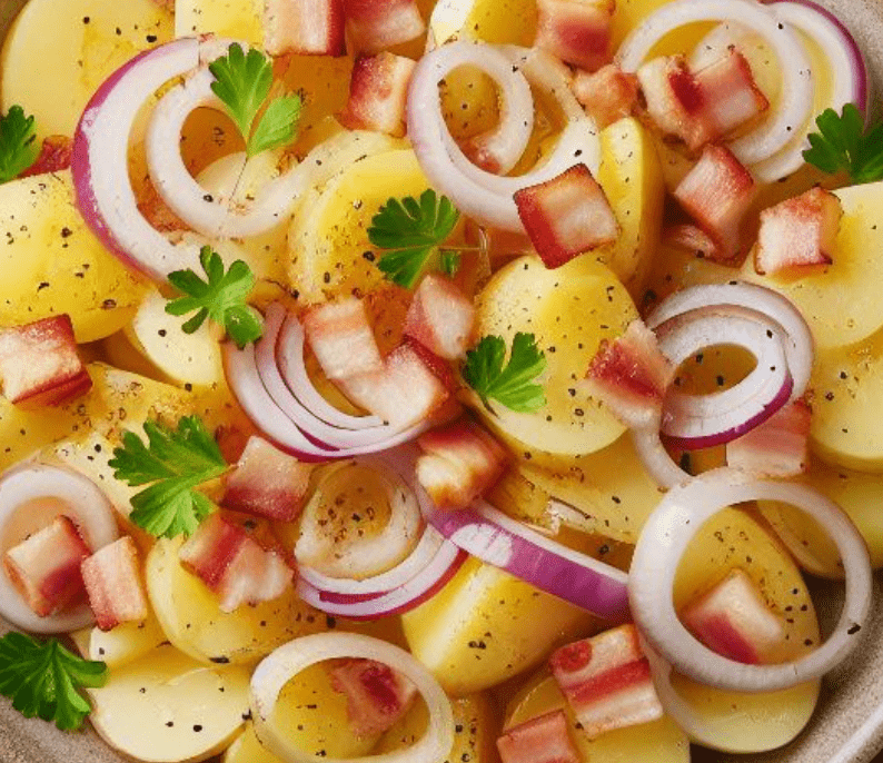 Rezept Bayrischer Kartoffelsalat Warm