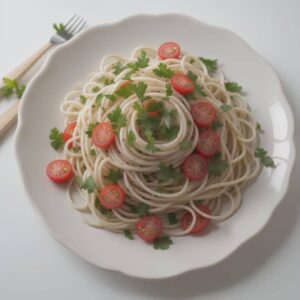 Spaghetti-Salat mit Mayonnaise