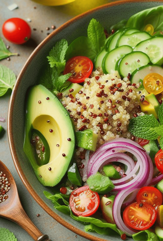 Amaranth Quinoa Salat