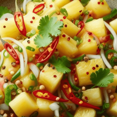 Ananas Chili Salat