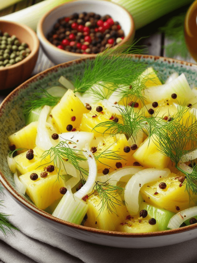 Ananas Fenchel Salat