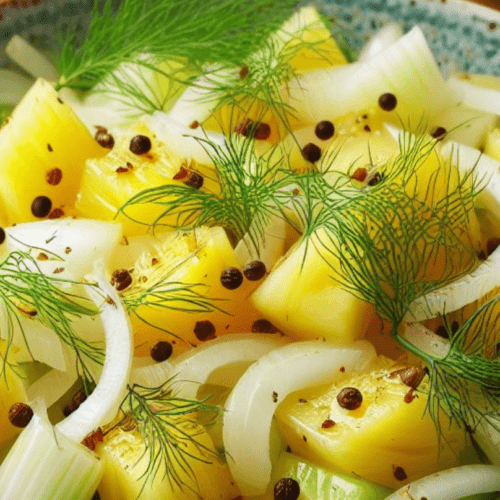 Ananas Fenchel Salat