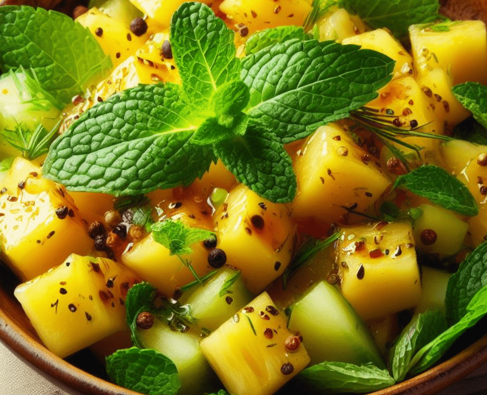 Ananas Minze Salat