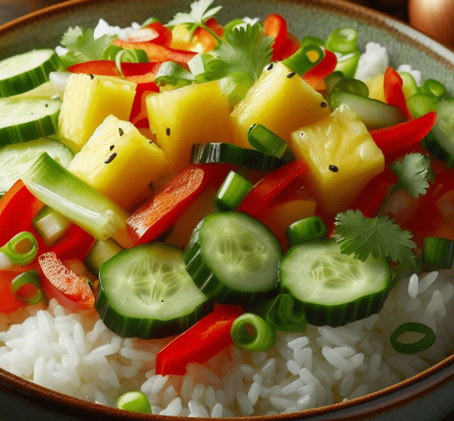 Ananas Reis Salat