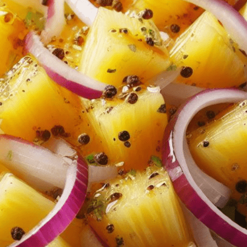 Ananas Zwiebel Salat Rezept