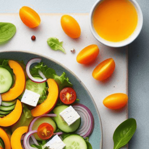 Aprikosen Dressing Salat