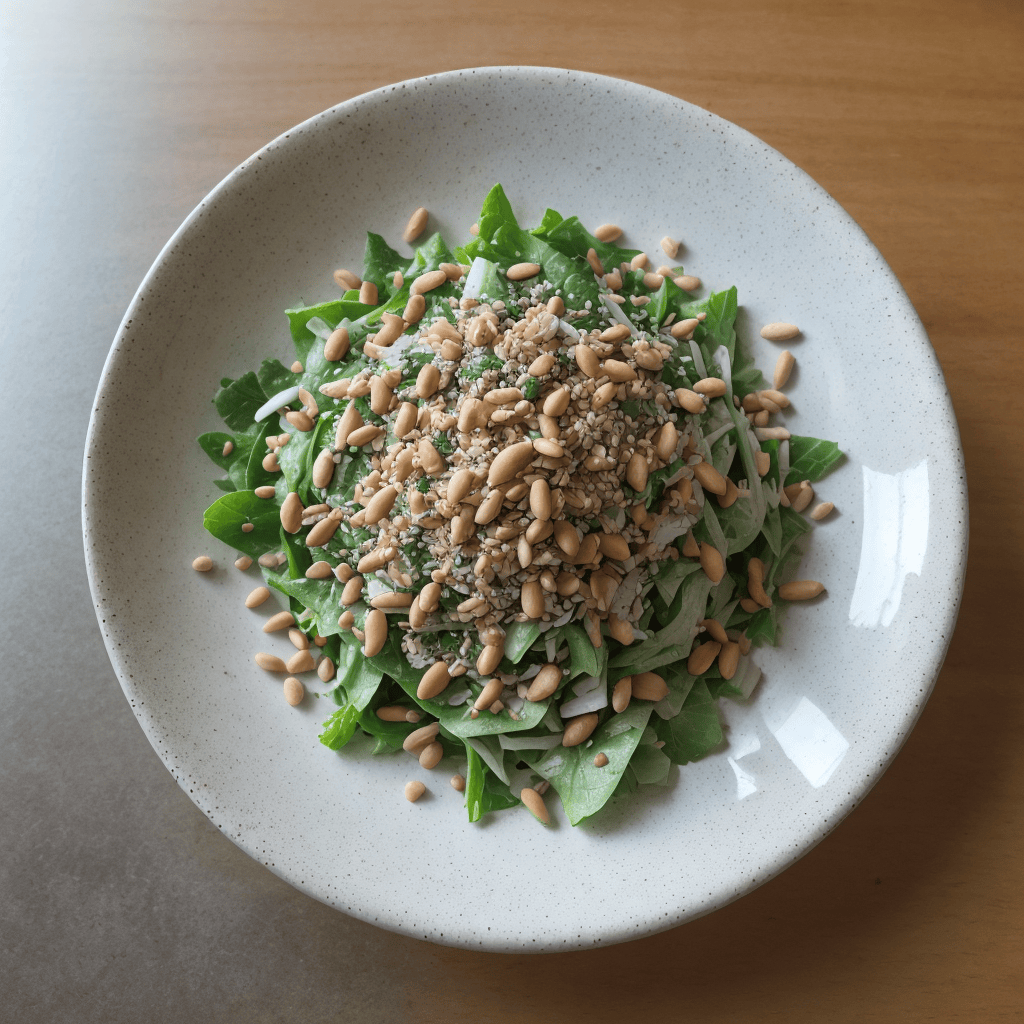 Asia Salat mit Chinakohl und Erdnüssen