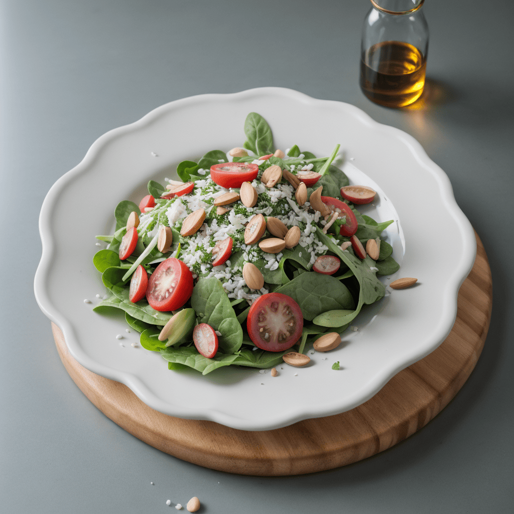 Blattsalat Mandel Salat