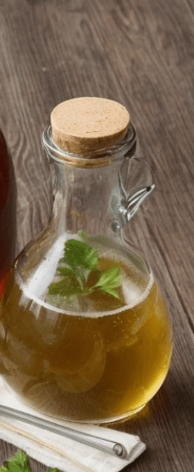 Einfaches Essig Öl Salatdressing