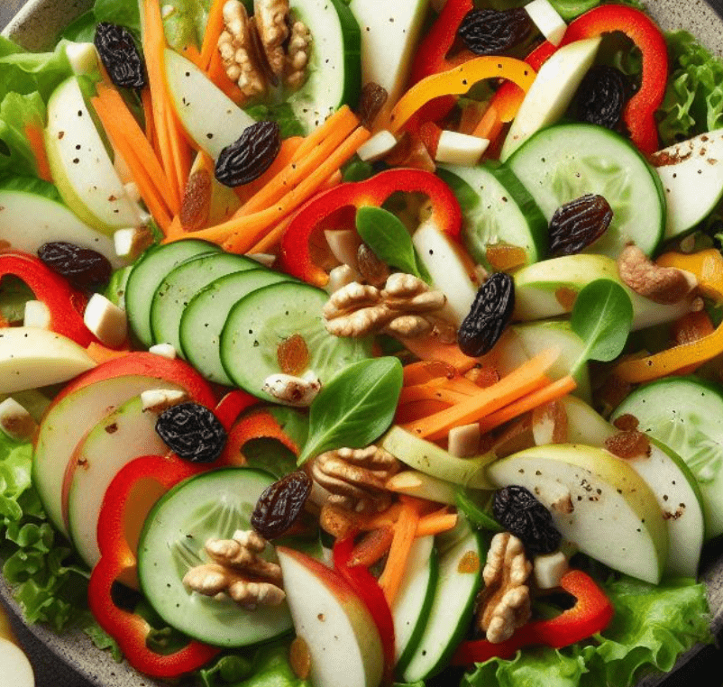 Gemischter Salat Mit Obst