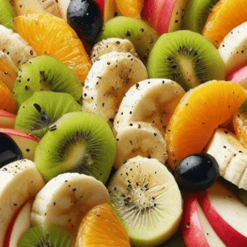 Obstsalat mit Kindern