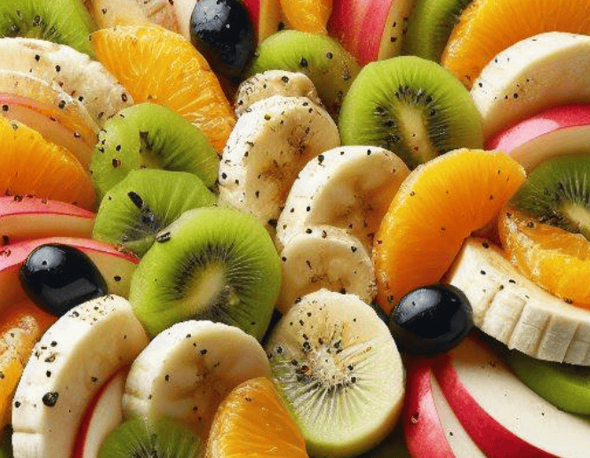 Obstsalat mit Kindern